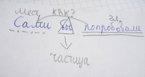 Разбор предложения: сами бы попробовали.5 класс