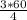 \frac{3*60}{4}