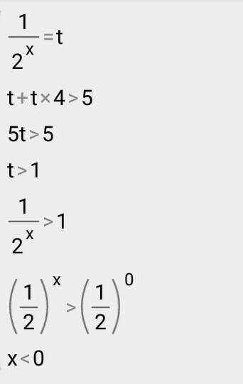 1) (1/2)^x+(1/2)^x-2> 5 2) (x+1)(x+3)^2/x+4