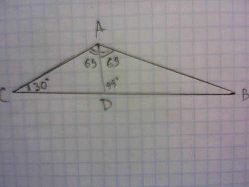 Втреугольнике abc, ad бисектриса, угол c равен 30°, а угол bad равен 69°. найдите угол adb.