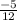 \frac{-5}{12}