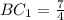 BC_{1}=\frac{7}{4}