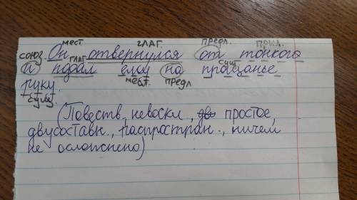 1. он отвернулся от тонкого и подал ему на прощанье руку. разбо под цифрой 4