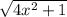 \sqrt{4x^{2}+1 }