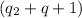 (q_{2}+q+1)