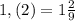 1,(2)=1 \frac{2}{9}