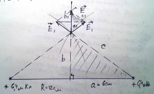 Расстояние между двумя точечными одноименными величиной +6.4 мкл равна 12 см, определить величину на