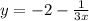 y=-2-\frac{1}{3x}