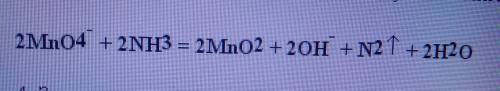 Составьте уравнение окислительное-восстановительной реакции при восстановлении марганцом соединений
