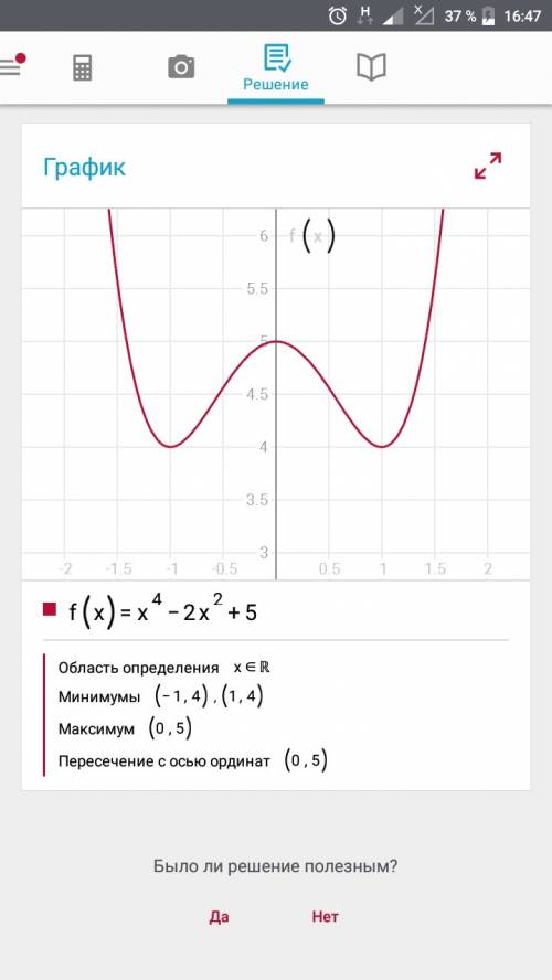 ﻿11 класс 1) найти наименьшее значение функции f(x)=x⁴-2x²+5 [-2 ; 0,5] 2) найти наименьшее значение