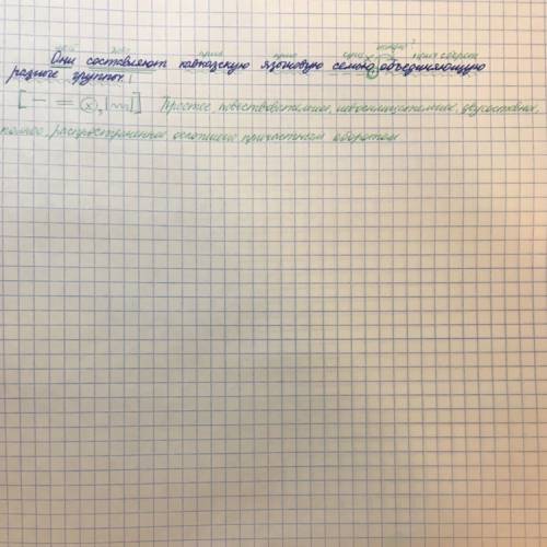 Нужен синтаксический разбор предложения со схемой: они составляют кавказскую языковую семью объединя