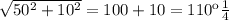 \sqrt{50^{2}+10^{2} } =100+10=110км