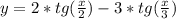 y=2*tg(\frac{x}{2}) - 3*tg(\frac{x}{3})