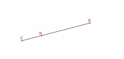 Решите . 30 . 1. на отрезке cd отмечена точка n. найдите cn, если длина отрезка cd равна 22 дм, а ра
