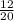 \frac{12}{20}