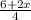 \frac{6+2x}{4}