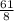 \frac{61}{8}