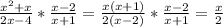 \frac{x^{2}+x} {2x-4}* \frac{x-2}{x+1}= \frac{x(x+1)}{2(x-2)}* \frac{x-2}{x+1}= \frac{x}{2}