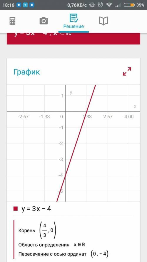 Построить график линейной функции у=3х, у=3х+3, у=3х-4