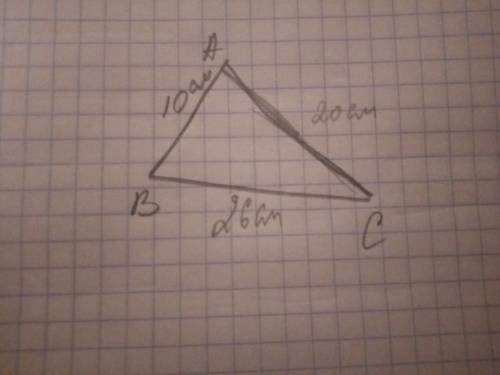 Умова. трикутник авс. ав=10см. ас в 2 рази більше . ас на 6 см менше вс. знайти периметр трикутника.
