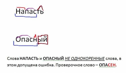 Сева проверил правописание слова опасный с слова напасть и утверждает, что нужно писать опастный. об