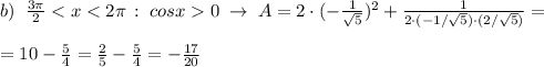 b)\; \; \frac{3\pi }{2}