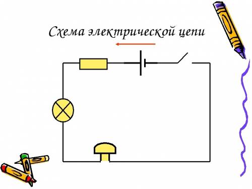 Как можно нарисовать электрическую цепь