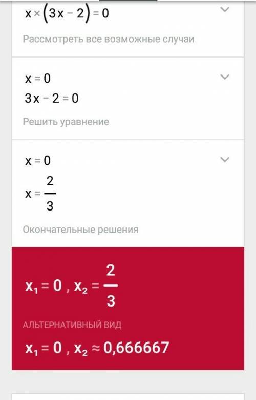 Решить уравнения по образцу. образец: 1y²-6y=0 y·y-6·y=0 y(y-6)=0 y=0 или y-6=0 y=6 ответ: 0; 6 1) 4