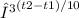 γ^{(t2-t1)/10}