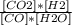 \frac{[CO2]*[H2]}{[CO]*[H2O]}