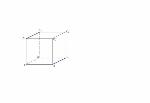 Abcda1b1c1d1 - куб. докажите что dc//a1b1 (параллельно)