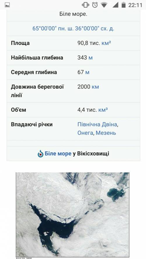 Распределение глубин белого моря тип белого моря