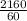 \frac{2160}{60}