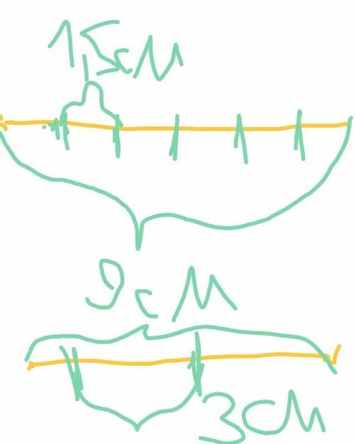 Начерти отрезок ab длиной 9 см поделили его на три равные части точками c и d поделить отрезок ab на