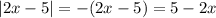 |2x-5|=-(2x-5)=5-2x