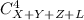 C^4_{X+Y+Z+L}