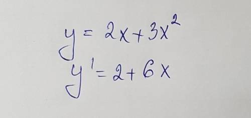 y = 2x + 3 {x}^{2} 