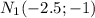 N_1(-2.5; -1)