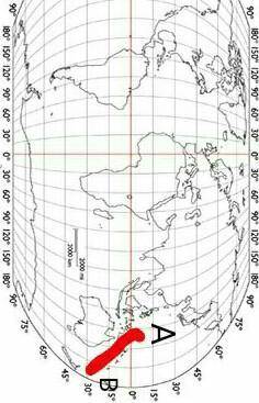 Уякому напрямку слід рухатися з точки а координатами 12 пн. 146° сх.д.,щоб попасти в точку б з коорд