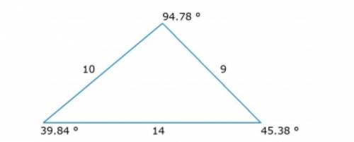 Определите, остроугольным, прямоугольным или тупоугольным является треугольник со сторонами 9 см, 10