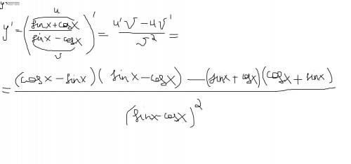 \frac{sinx + cosx}{sinx - cosx}