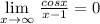 \lim\limits _{x \to \infty}\, \frac{cosx}{x-1}=0