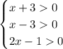 \begin{cases}x+30\\x-30\\2x-10 \end{cases}