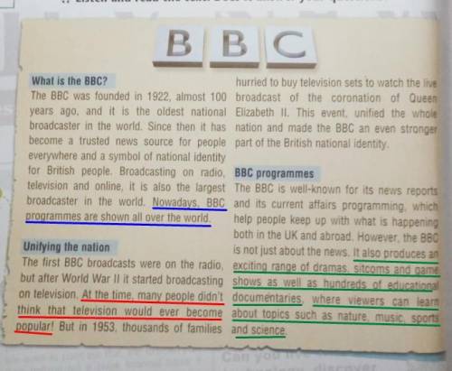 Read the text again and mark the sentences as t (true)or f (false). correct the false statements.1 b