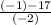 \frac{(-1) - 17}{(-2)}