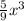 \frac{5}{9} x^{3}