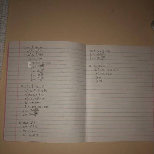 Решите квадратное уравнение 7.17. 1) 4*а^2-1/3=(10*а-9)*а; 2) а^2+а/2=8*а-7/3; 3) 11*(а+1)=а^2-1/