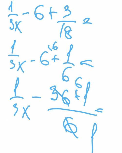 Выражение и найдите его значение при х=2. 2 1/3х-3(2-1/18)