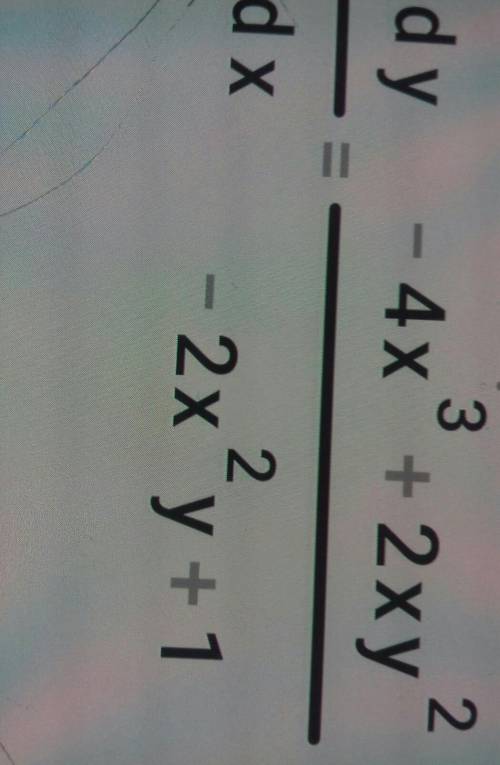 X^4-x^2y^2+y=4 найти производные первого порядка