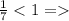 \frac{1}{7}